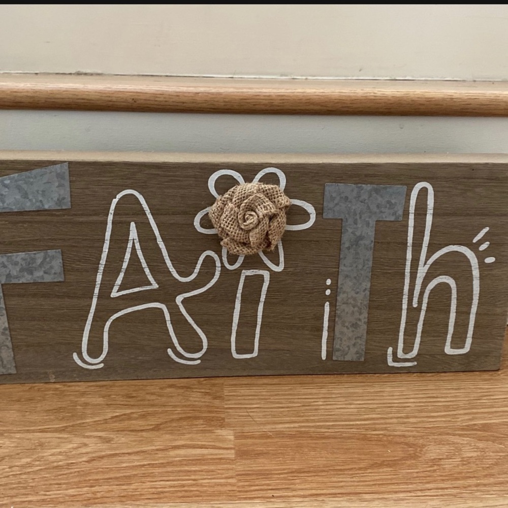 Set of 3 wooden home decor wall plaques